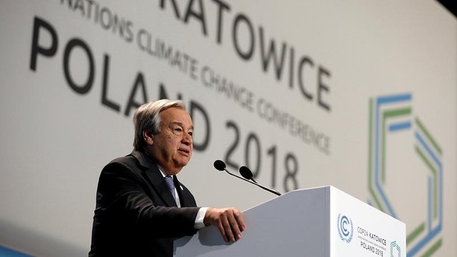 Guterres: Avanzamos lentos y en la mala dirección para frenar el cambio climático