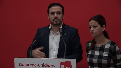 Garzón llama a la sociedad civil a movilizarse ante "la hidra de 3 cabezas"