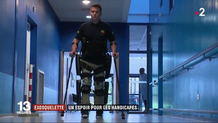 Handicap : un harnais motorisé pour remarcher