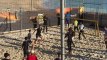 Partie de beach-volley​ en marge des IAAF Athletics Awards à Monaco