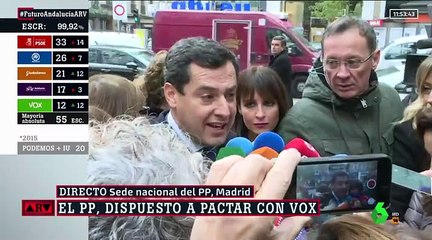 Moreno Bonilla confía en "entenderse" con Ciudadanos y encontrar un "punto de encuentro" con Vox