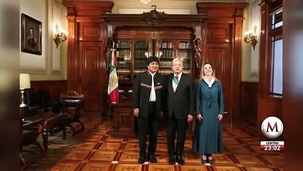 Líderes mundiales posan con AMLO en Palacio Nacional