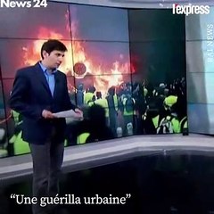 La manifestation parisienne des "gilets jaunes" vue par la presse internationale