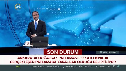 Ankara'da doğalgaz patlaması