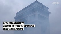 Les affrontements autour de l'Arc de Triomphe minute par minute