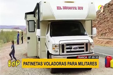 Miltares franceses usarán patinetas voladoras para combatir delincuencia