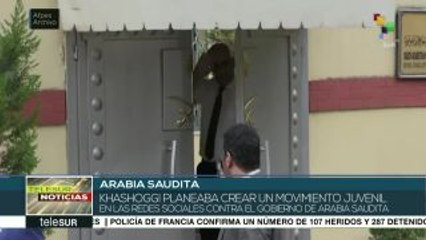 Khashoggi planeaba crear movimiento juvenil en contra del Gobierno
