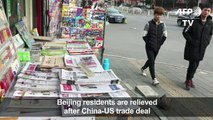Beijing residents react to US-China trade war truce