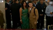 Priyanka Chopra-Nick Jonas wedding: Couple arrive in Delhi for reception