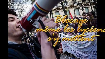Blocage des lycées par des lycéens très déterminés