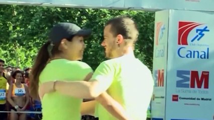 Cristina Pedroche demuestra su evolución en las carreras