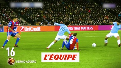 Sergio Agüero (Manchester City) 16e du classement - Foot - Ballon d'Or