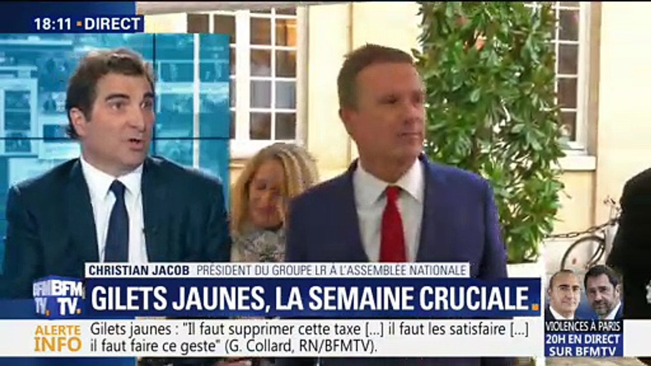 Christian Jacob: "Il y a urgence, c’est qu’Emmanuel Macron doit s'exprimer très rapidement avec des mesures très fortes"