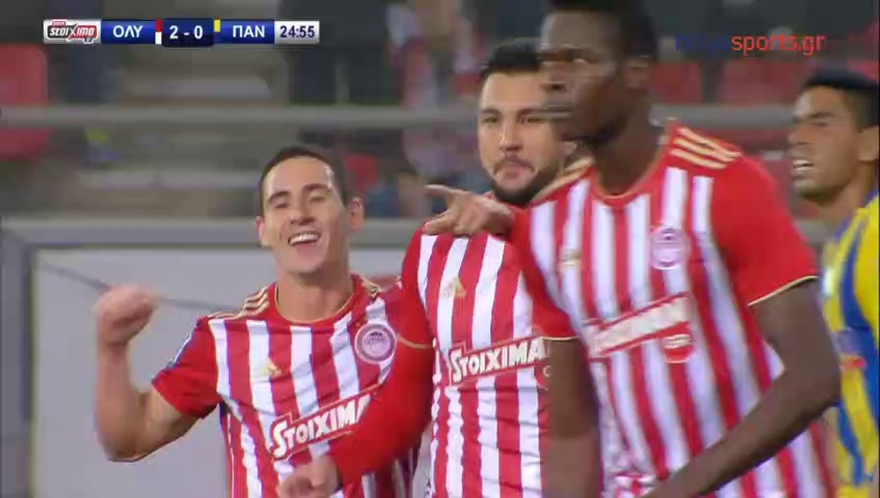 2-0 Miguel Ángel Guerrero Goal - Olympiakos 2-0 Panetolikos - 03.12.2018 [HD]