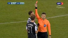 José Cañas Red Card (Second Yellow) 63'  - Lamia vs PAOK 03.12.2018