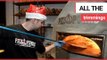 A chef has come up with a festive recipe - pizza topped with a full Christmas dinner | SWNS TV