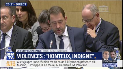 Violences de samedi: Christophe Castaner salue "l'abnégation, le courage et le professionnalisme" des forces de l'ordre