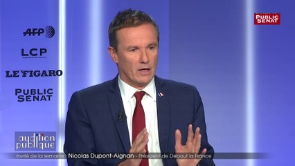 Gilets jaunes : « Monsieur Castaner est un pompier pyromane » déclare Nicolas Dupont-Aignan