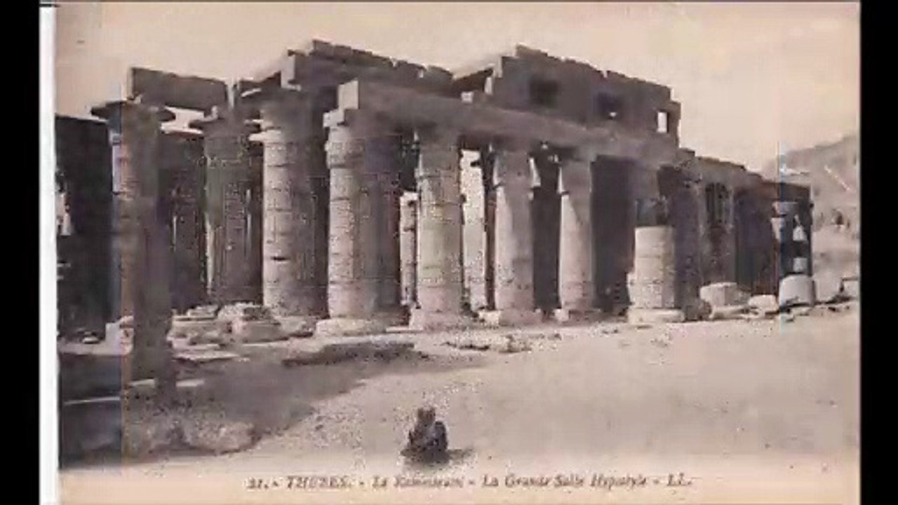 croisière en dahabiya sur le Nil - Avant le Ramesseum.. - le temple funéraire de Ramses II.