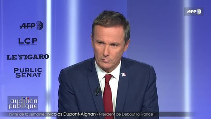 Invité : Nicolas Dupont-Aignan - Audition publique (03/12/2018)