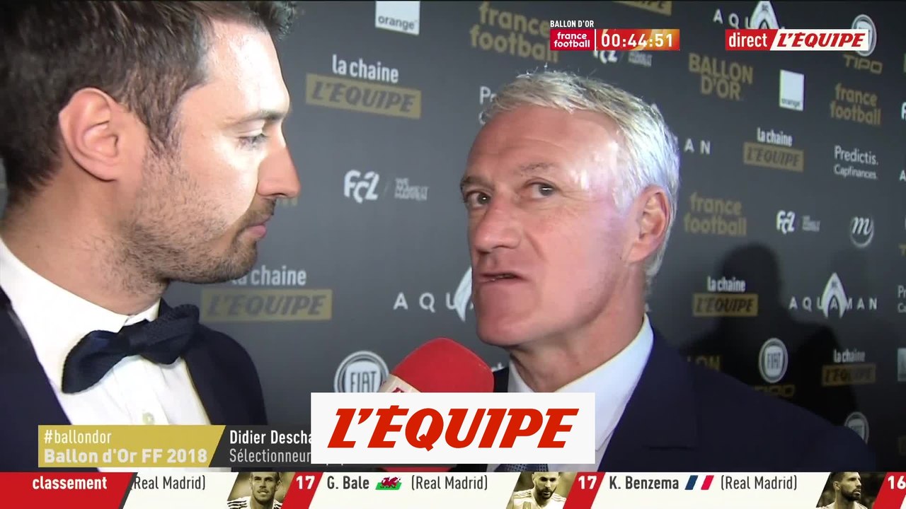 Deschamps «Les joueurs français le méritent» - Foot - Ballon d'Or