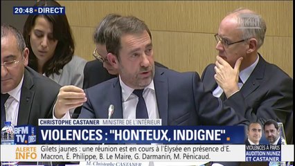 Violences à Paris: Christophe Castaner explique avoir "opté pour le modèle de la fan-zone"