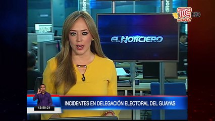 Incidentes en delegación electoral del Guayas