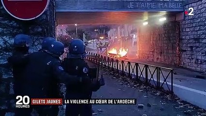 "Gilets jaunes" : la violence au cœur de l'Ardèche