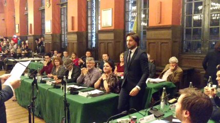 Mons.Prestation de serment au conseil communal.Video 2 Éric Ghislain