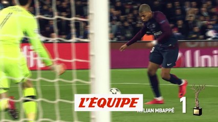 Kylian Mbappé (PSG) couronné - Foot - Trophée Kopa France Football 2018