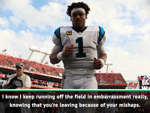 Newton takes the wrap for Panthers loss in Tampa