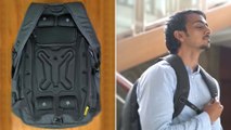 This Backpack Helps Relive Stress Because It Has a Built-in Back Massager