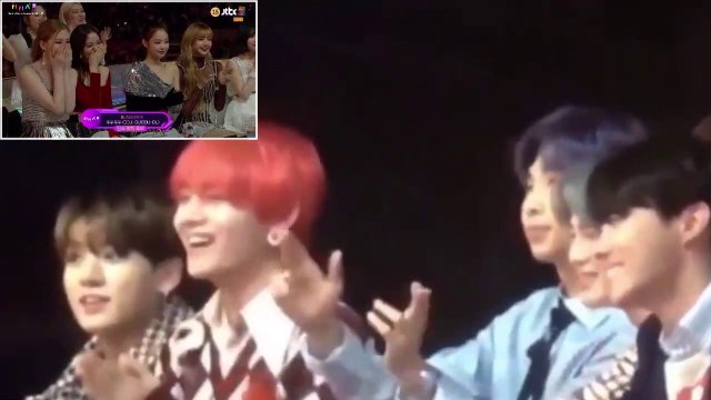 防彈少年團跳DDU-DU-DDU-DU！！181201 MMA REACTION TO BLACKPINK【防彈少年團 BTS x BLACKPINK】