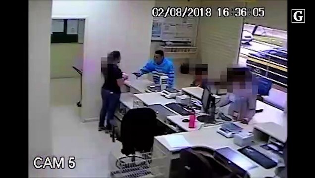 Roubo à agência dos Correios Barcelona, em Porto Canoa, Serra