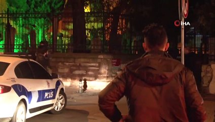 Fatih’te çarşaflı bir erkek şahıs mahalle bekçisine ateş açtı