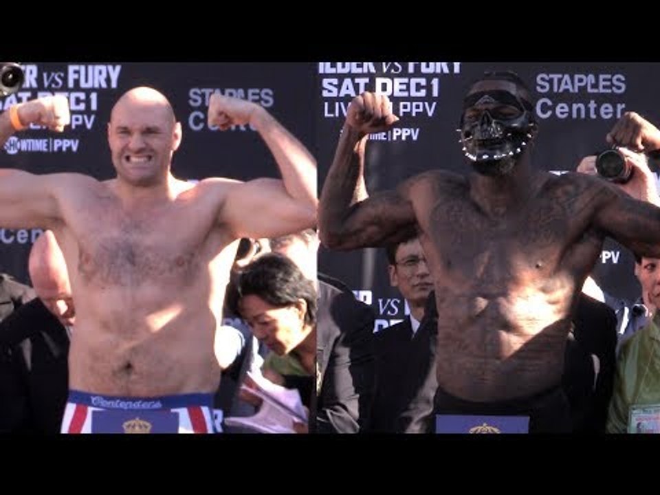 Tyson Fury & Deontay Wilder - The Weigh-In