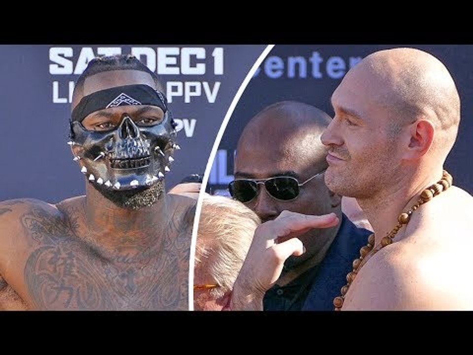 Deontay Wilder vs. Tyson Fury FULL WEIGH IN & FINAL FACE OFF