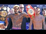 Jarrett Hurd vs. Jason Welborn WEIGH IN & FINAL FACE OFF | Wilder vs. Fury Undercard