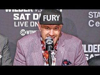 Tyson Fury POST FIGHT PRESS CONFERENCE | vs. Deontay Wilder