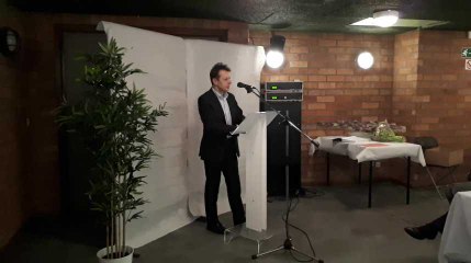 Dour : le bourgmestre Carlo Di Antonio inaugure la nouvelle mandature