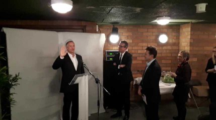 Dour : Joris Durigneux prête serment