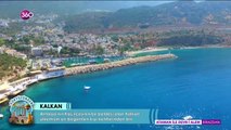 Gökyüzünden, Kalkan'ı geziyor