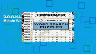 D.O.W.N.L.O.A.D [P.D.F] Brain Games 10 Minute Word Search Puzzles [P.D.F]