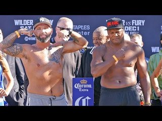 Luis Ortiz vs.Travis Kauffman WEIGH IN & FINAL FACE OFF | Wilder vs. Fury Undercard