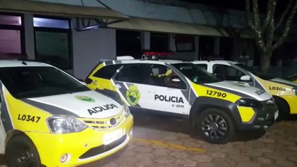Quatro são detidos pela PM e Celta que havia sido furtado é recuperado