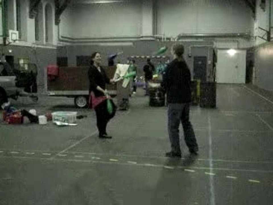 Duo de jongle massues