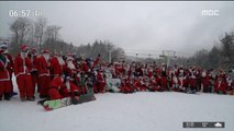 [이시각 세계] 산타 2백여 명 스키 타고 활강