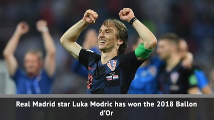 Download Video: Luka Modric wins Ballon d'Or