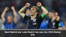 Luka Modric wins Ballon d'Or