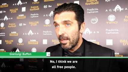 Buffon coy over questioning on Ronaldo not attending Ballon d'Or